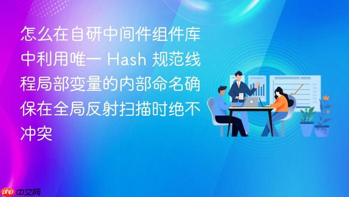 怎么在自研中间件组件库中利用唯一 hash 规范线程局部变量的内部命名确保在全局反射扫描时绝不冲突