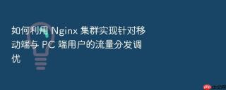 如何利用 nginx 集群实现针对移动端与 pc 端用户的流量分发调优