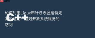 如何利用Linux审计日志监控特定高风险用户组对开放系统服务的访问