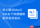 怎么解决MacOS中由于快捷键映射冲突导致的系统功能键失效