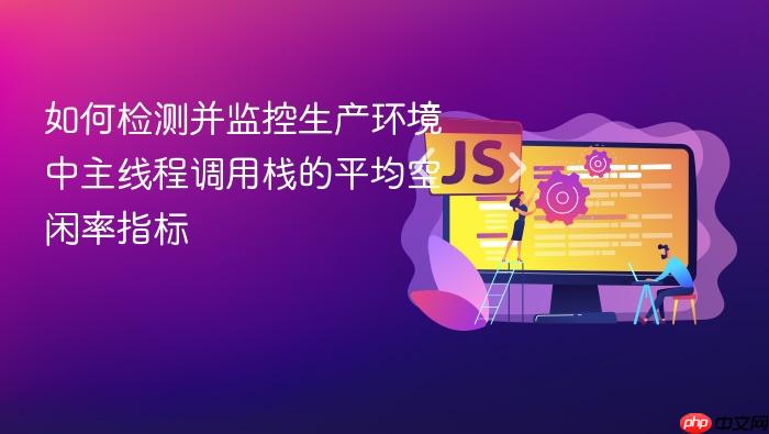 如何检测并监控生产环境中主线程调用栈的平均空闲率指标