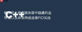 新手怎么排查服务器中隐藏的监听端口及异常网络连接pid实战
