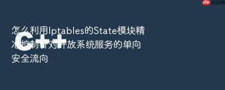 怎么利用iptables的state模块精准控制针对开放系统服务的单向安全流向