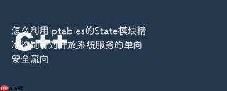 怎么利用Iptables的State模块精准控制针对开放系统服务的单向安全流向