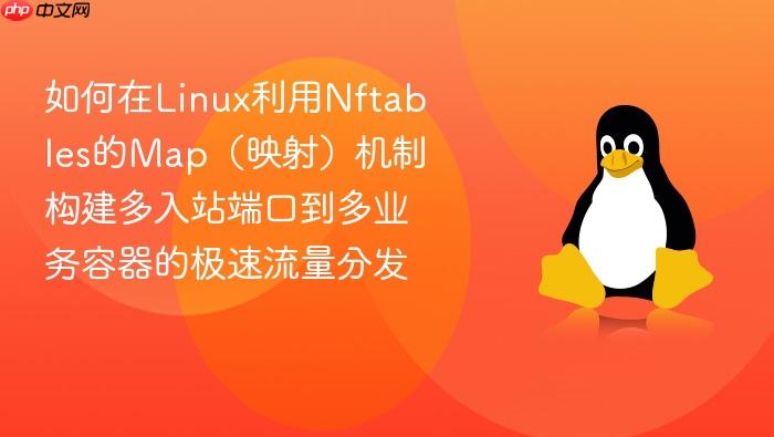 如何在linux利用nftables的map（映射）机制构建多入站端口到多业务容器的极速流量分发