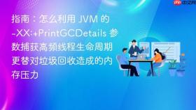 指南：怎么利用 jvm 的 -xx:+printgcdetails 参数捕获高频线程生命周期更替对垃圾回收造成的内存压力