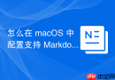 怎么在 macOS 中配置支持 Markdown 语法渲染的 QuickLook 快速查看插件
