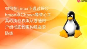 如何在linux下通过将chmod与chown等核心工具的执行权限从普通用户组彻底剥离构建高安防线