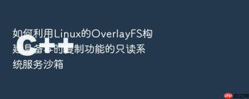 如何利用Linux的OverlayFS构建具备写时复制功能的只读系统服务沙箱