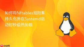 如何将nftables规则集持久化并在systemd启动时秒级热加载