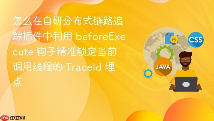 怎么在自研分布式链路追踪插件中利用 beforeexecute 钩子精准锁定当前调用线程的 traceid 埋点