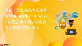 教程:怎么在包含灰度控制的接口层用 futuretask 实现多版本请求的高效过滤与精准并行分发