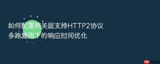 如何配置网关层支持http2协议多路复用下的响应时间优化