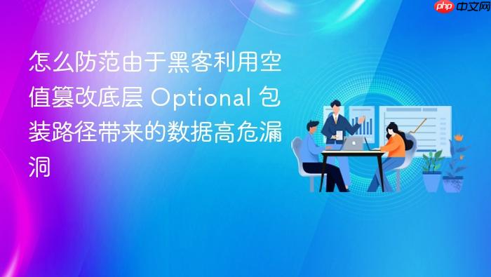 怎么防范由于黑客利用空值篡改底层 optional 包装路径带来的数据高危漏洞