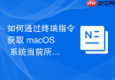 如何通过终端指令获取 macOS 系统当前所有网络映射驱动器的详细清单