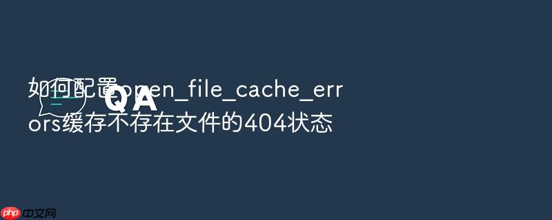 如何配置open_file_cache_errors缓存不存在文件的404状态