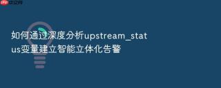 如何通过深度分析upstream_status变量建立智能立体化告警