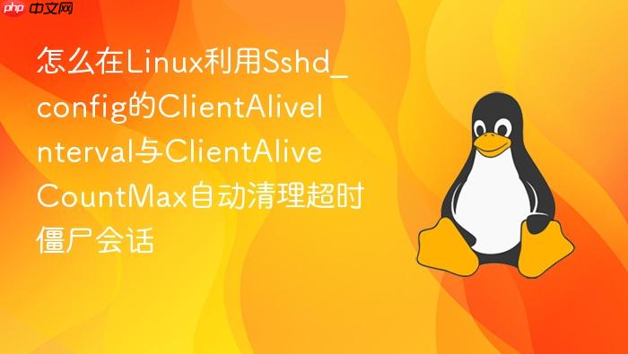 怎么在linux利用sshd_config的clientaliveinterval与clientalivecountmax自动清理超时僵尸会话