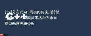 针对分布式api网关如何实现跨服务器的防火墙同步黑名单及未知端口恶意关联分析