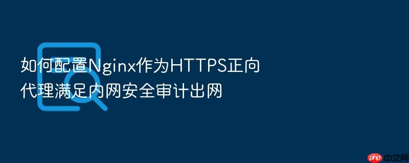 如何配置nginx作为https正向代理满足内网安全审计出网