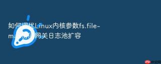 如何调优Linux内核参数fs.file-max协同网关日志池扩容