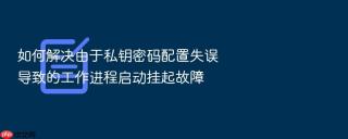 如何解决由于私钥密码配置失误导致的工作进程启动挂起故障
