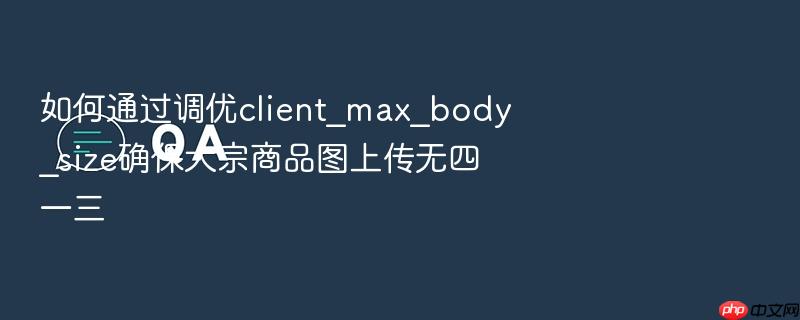 如何通过调优client_max_body_size确保大宗商品图上传无四一三