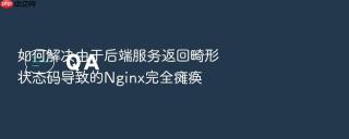 如何解决由于后端服务返回畸形状态码导致的nginx完全瘫痪