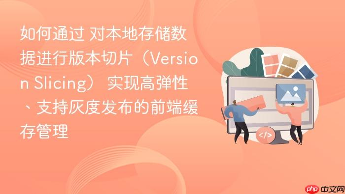 如何通过 对本地存储数据进行版本切片(version slicing) 实现高弹性、支持灰度发布的前端缓存管理