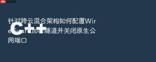 针对跨云混合架构如何配置WireGuard加密隧道并关闭原生公网端口