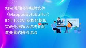 如何利用内存映射文件（mappedbytebuffer）配合 dom 结构化提取实战处理超大结构化配置变量的随机读取