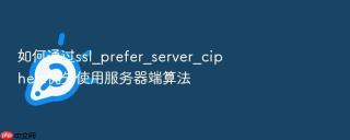 如何通过ssl_prefer_server_ciphers优先使用服务器端算法