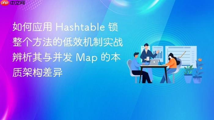 如何应用 hashtable 锁整个方法的低效机制实战辨析其与并发 map 的本质架构差异