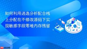 如何利用逃逸分析配合栈上分配在不修改源码下实现敏感字段零堆内存残留