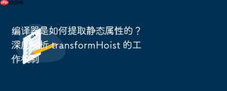 编译器是如何提取静态属性的？深度解析 transformhoist 的工作机制