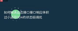 如何解决动态接口接口响应体积过小返回304的状态码调优