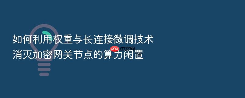 如何利用权重与长连接微调技术消灭加密网关节点的算力闲置