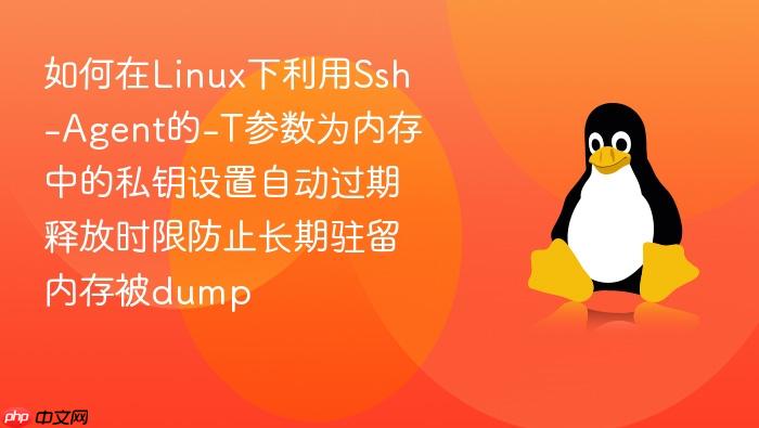 如何在linux下利用ssh-agent的-t参数为内存中的私钥设置自动过期释放时限防止长期驻留内存被dump