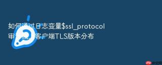 如何通过日志变量$ssl_protocol审计线上客户端tls版本分布