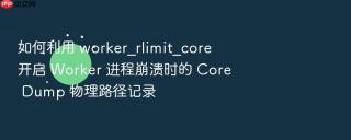 如何利用 worker_rlimit_core 开启 worker 进程崩溃时的 core dump 物理路径记录