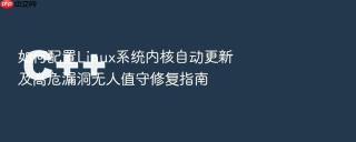 如何配置Linux系统内核自动更新及高危漏洞无人值守修复指南