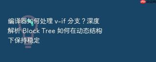 编译器如何处理 v-if 分支？深度解析 block tree 如何在动态结构下保持稳定