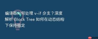 编译器如何处理 v-if 分支？深度解析 Block Tree 如何在动态结构下保持稳定