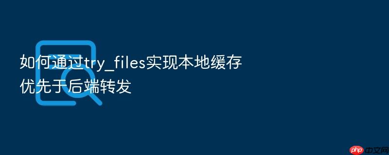 如何通过try_files实现本地缓存优先于后端转发