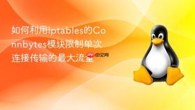 如何利用iptables的connbytes模块限制单次连接传输的最大流量
