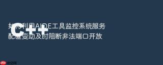 如何利用aide工具监控系统服务配置变动及时阻断非法端口开放