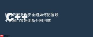 针对云服务器安全组如何配置最小化端口策略阻断外网扫描