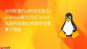 如何配置pod的容忍度tolerations配合污点taints实现特定高io机型的专属算力调度