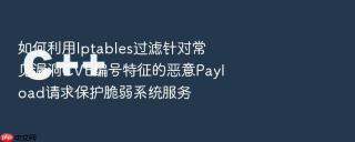如何利用Iptables过滤针对常见漏洞CVE编号特征的恶意Payload请求保护脆弱系统服务