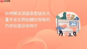 如何解决深层原型链在大量并发实例创建时导致的内存垃圾回收碎片